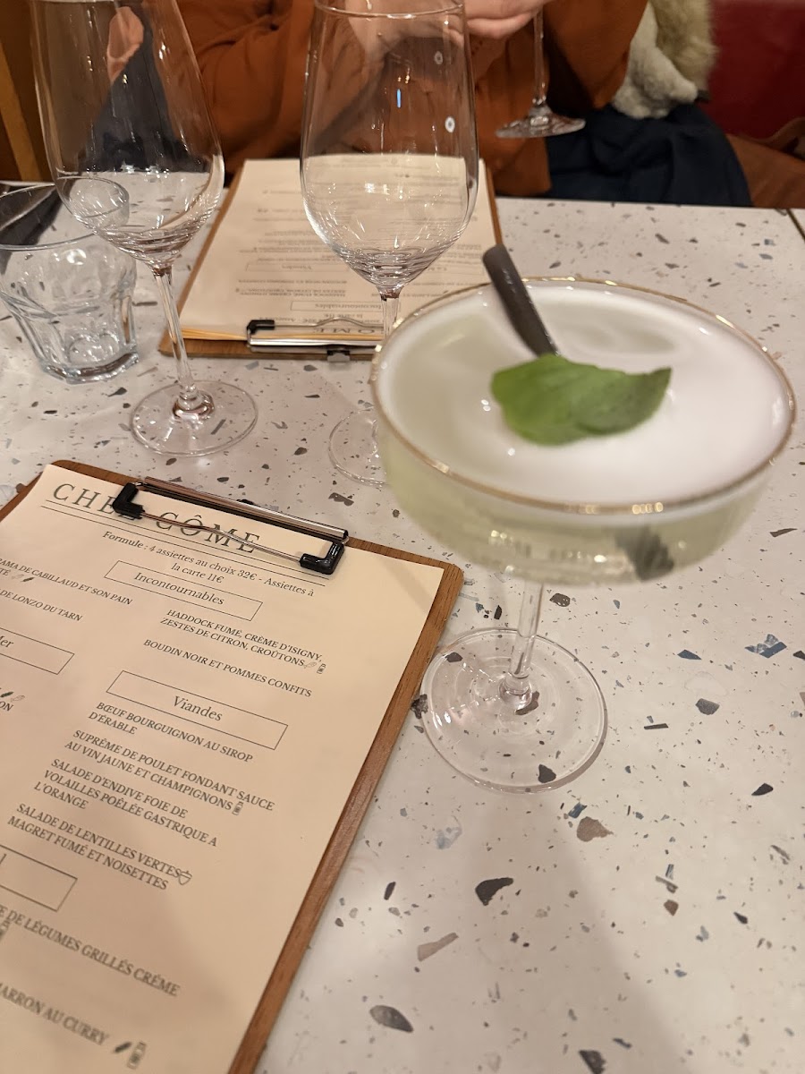 Chez Côme Photo Menu 4