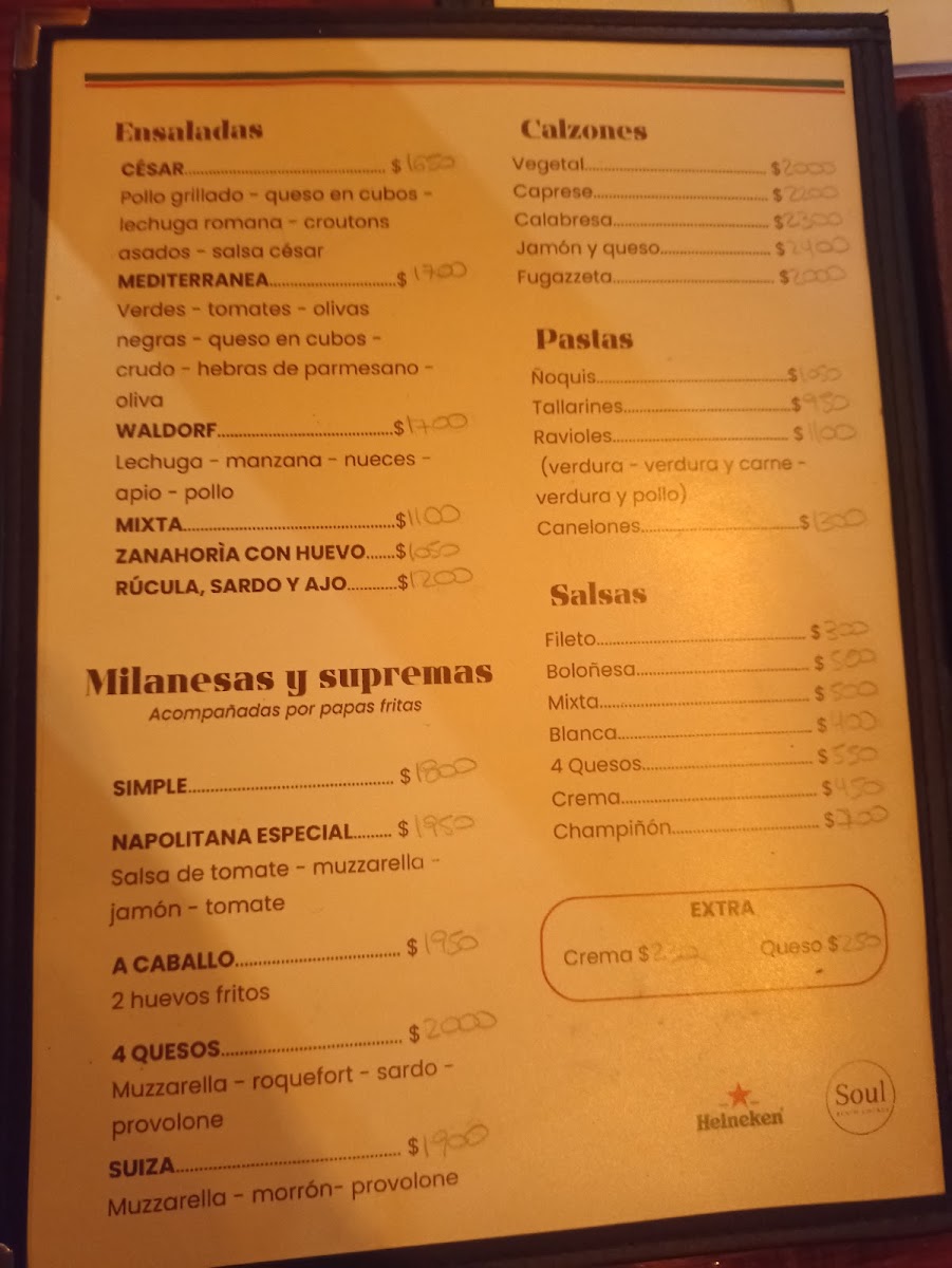 Soul Resto Bar Photo Menu 1