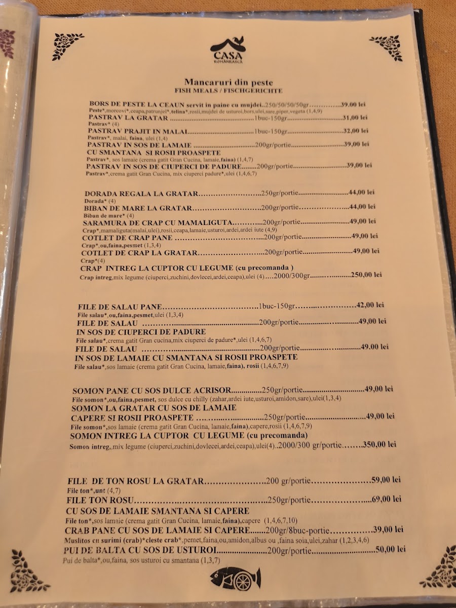 Restaurant Casa Romaneasca Photo Menu 4
