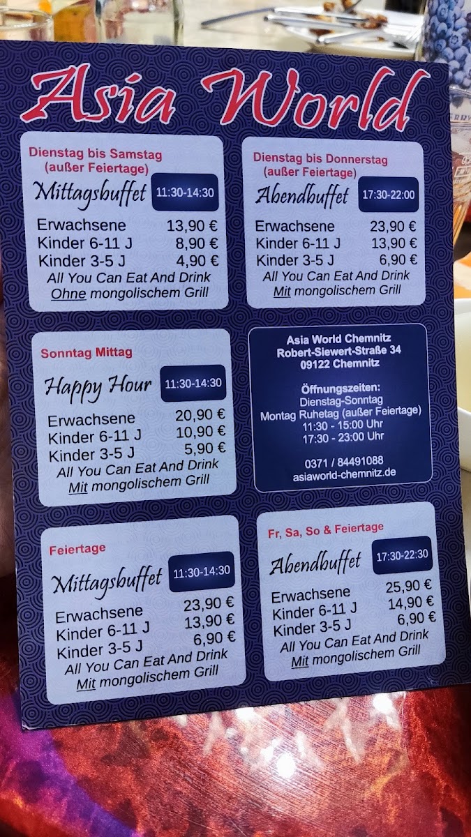 Chinarestaurant Asiaworld Chemnitz Photo Menu 9
