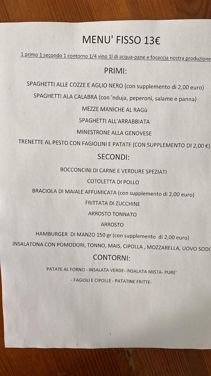 Trattoria La Rosata Photo Menu 10