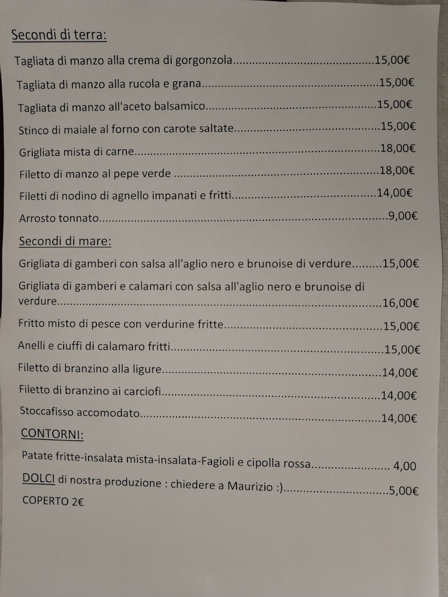 Trattoria La Rosata Photo Menu 8
