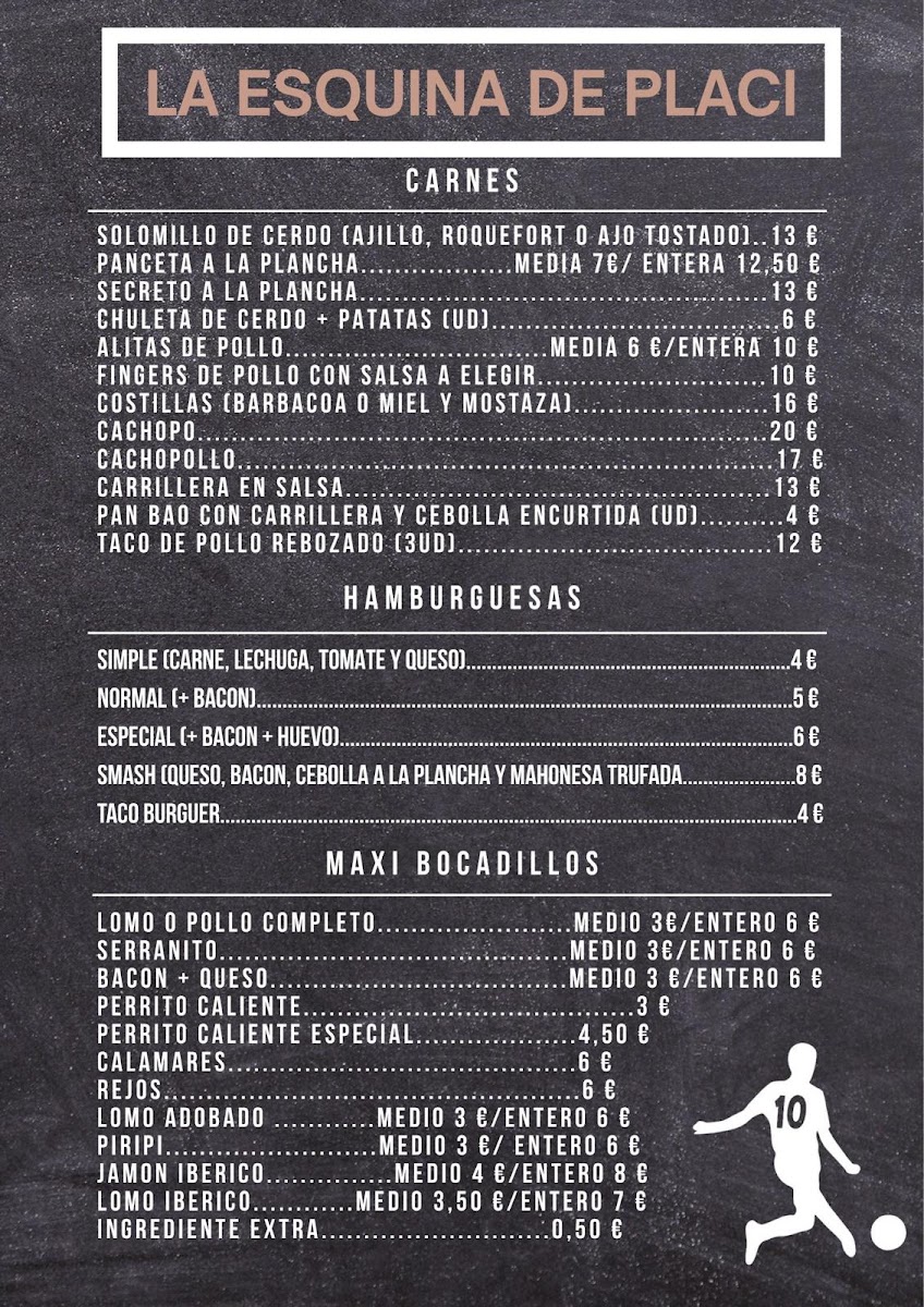 CAFÉ BAR LA ESQUINA DE PLACI Photo Menu 1