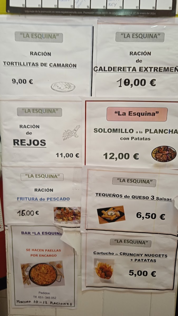 CAFÉ BAR LA ESQUINA DE PLACI Photo Menu 3