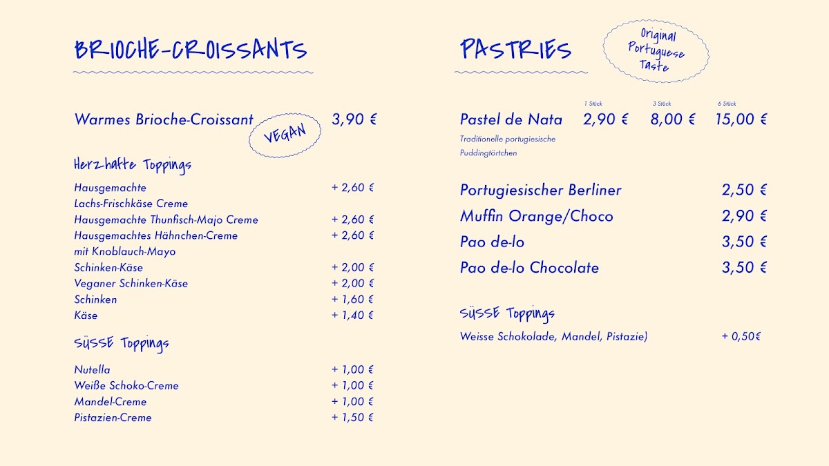 Jami Cafe Stuttgart - Portugiesische Bäckerei Photo Menu 3