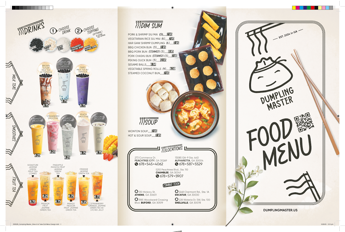 Dumpling Master | Dumpling & Bubble Tea Photo Menu 2