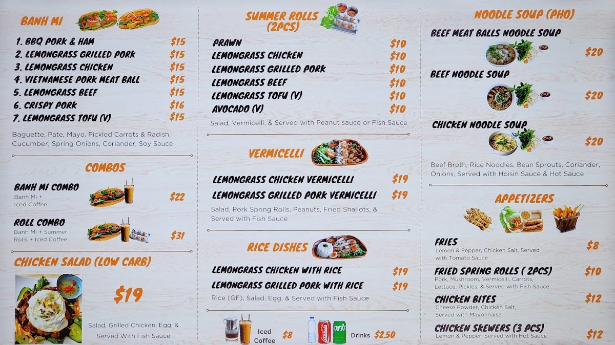Banh Mi 77 Karangahape Road Photo Menu 1
