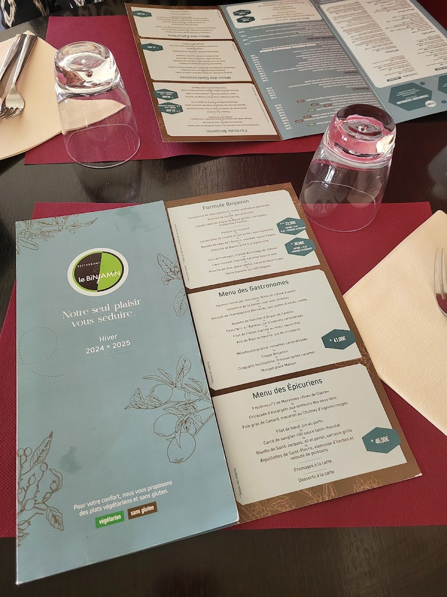 Restaurant Le Binjamin Photo Menu 3