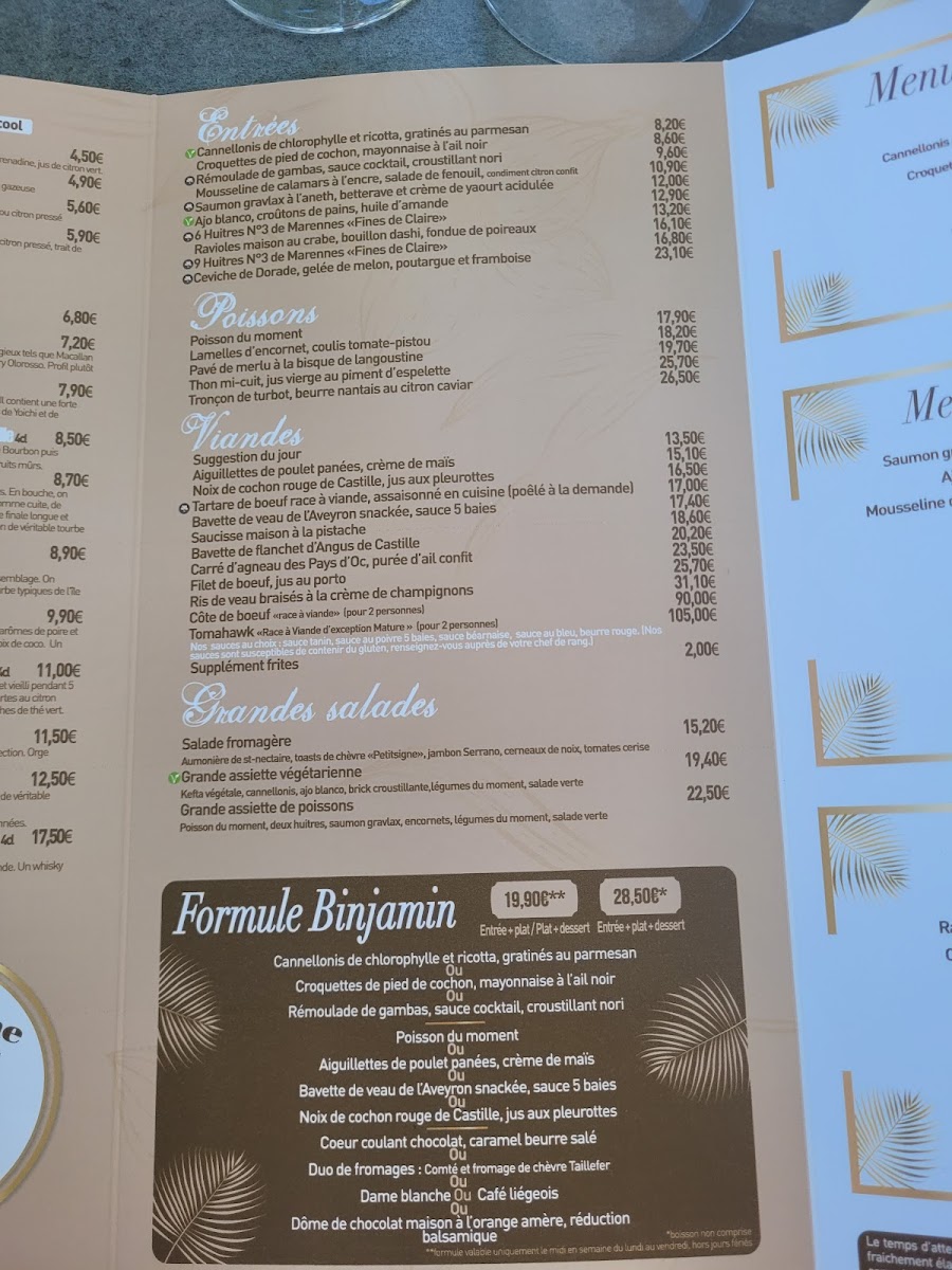 Restaurant Le Binjamin Photo Menu 7