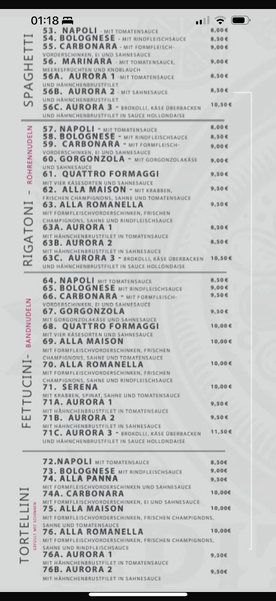 Pizzeria Valencia Photo Menu 1