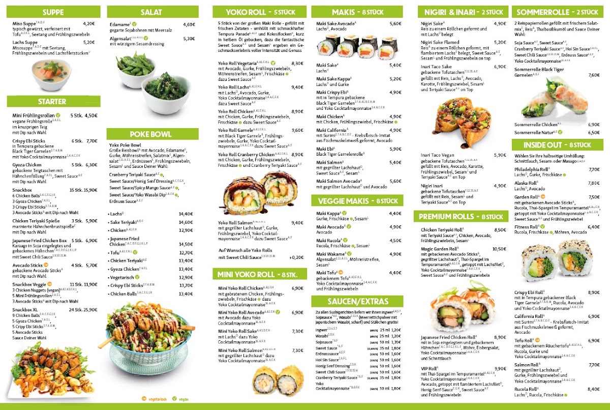 Yoko Sushi Lieferservice Darmstadt Photo Menu 2