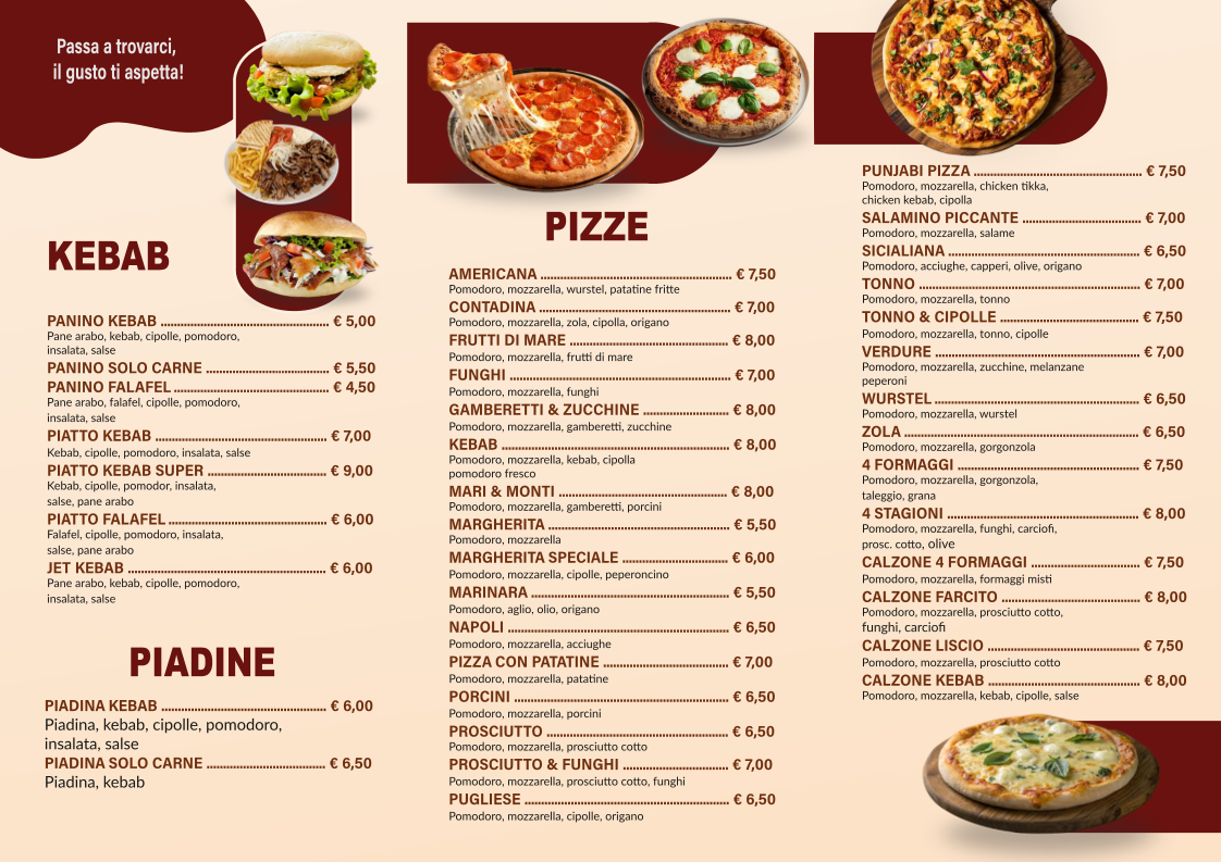 PUNTO PIZZA KEBAB Photo Menu 1