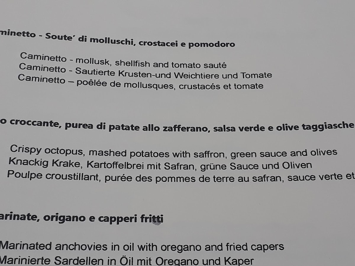 Ristorante Marittimo Dalla Betta Photo Menu 10