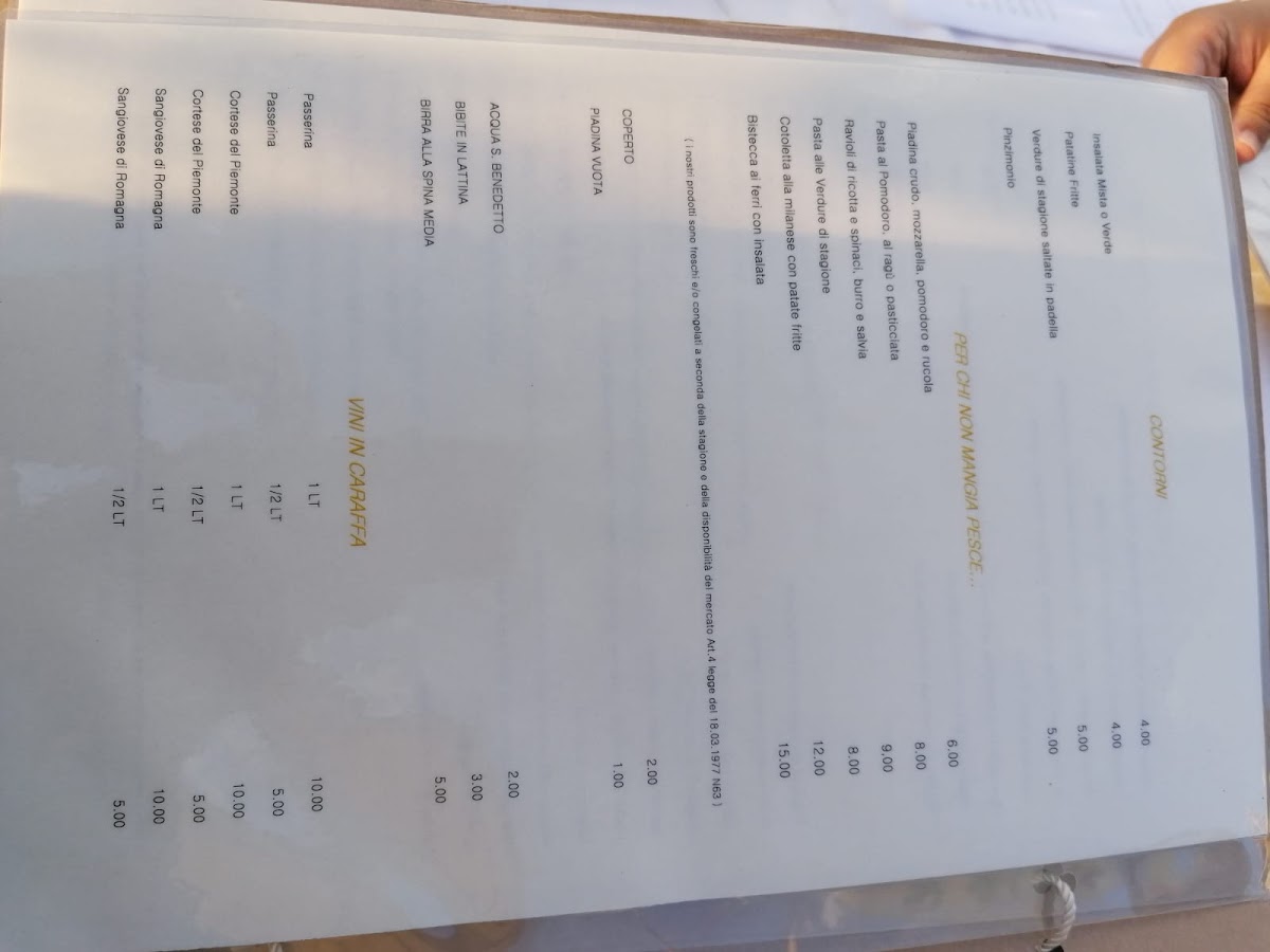 Ristorante Marittimo Dalla Betta Photo Menu 7