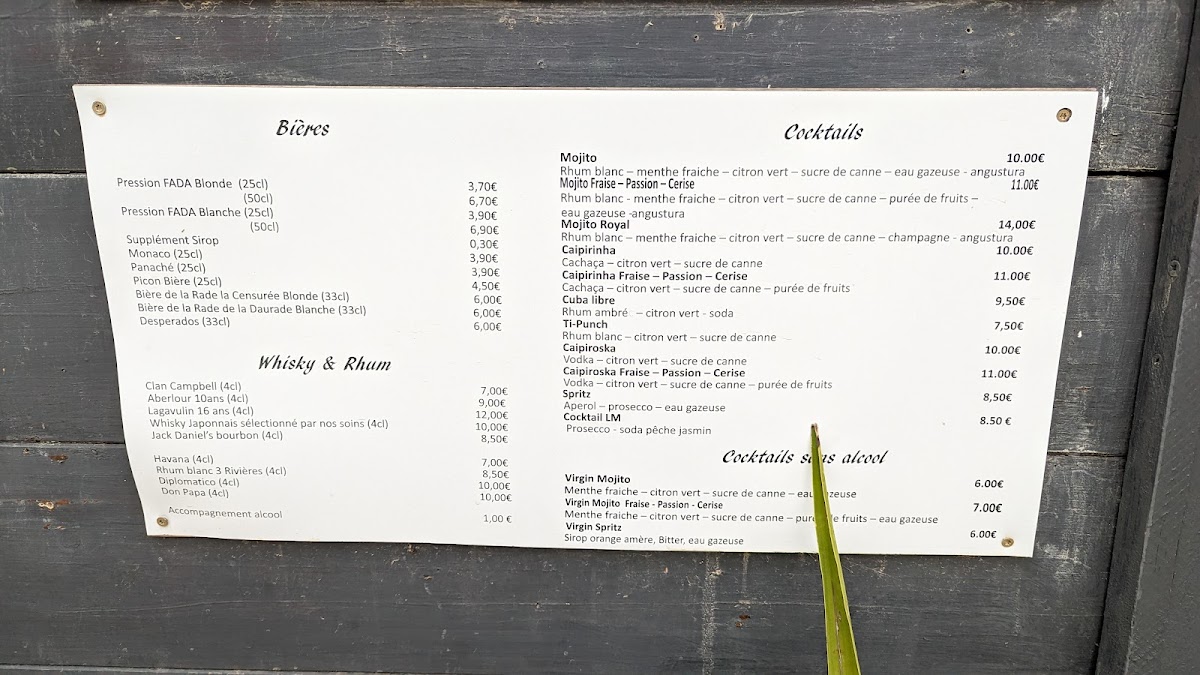 LM Mourillon (la Marguerite) Photo Menu 4
