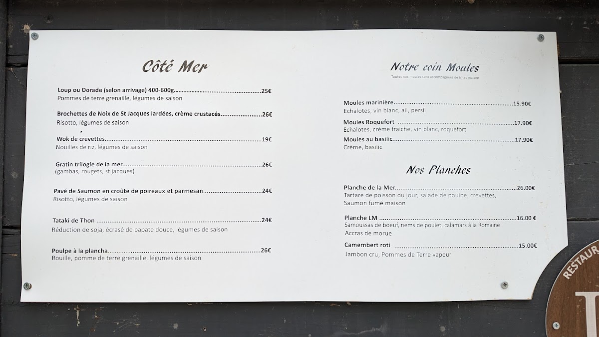 LM Mourillon (la Marguerite) Photo Menu 5