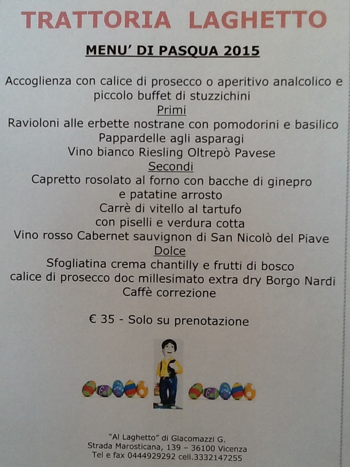 Trattoria Laghetto Photo Menu 2
