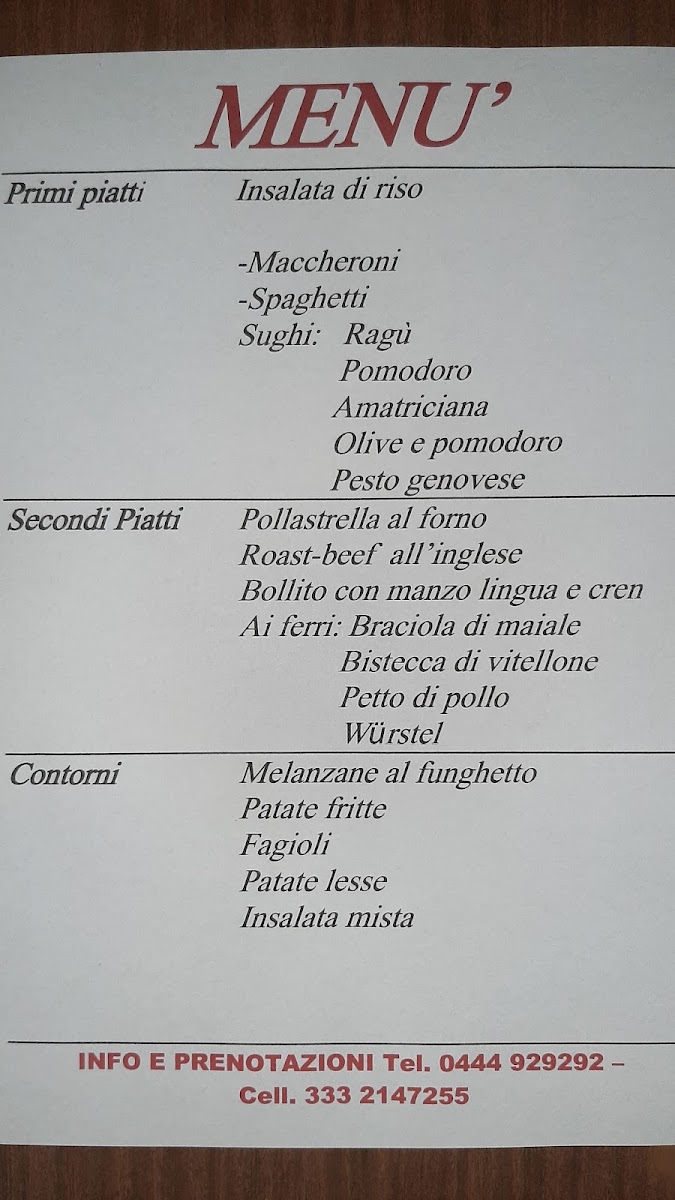 Trattoria Laghetto Photo Menu 3