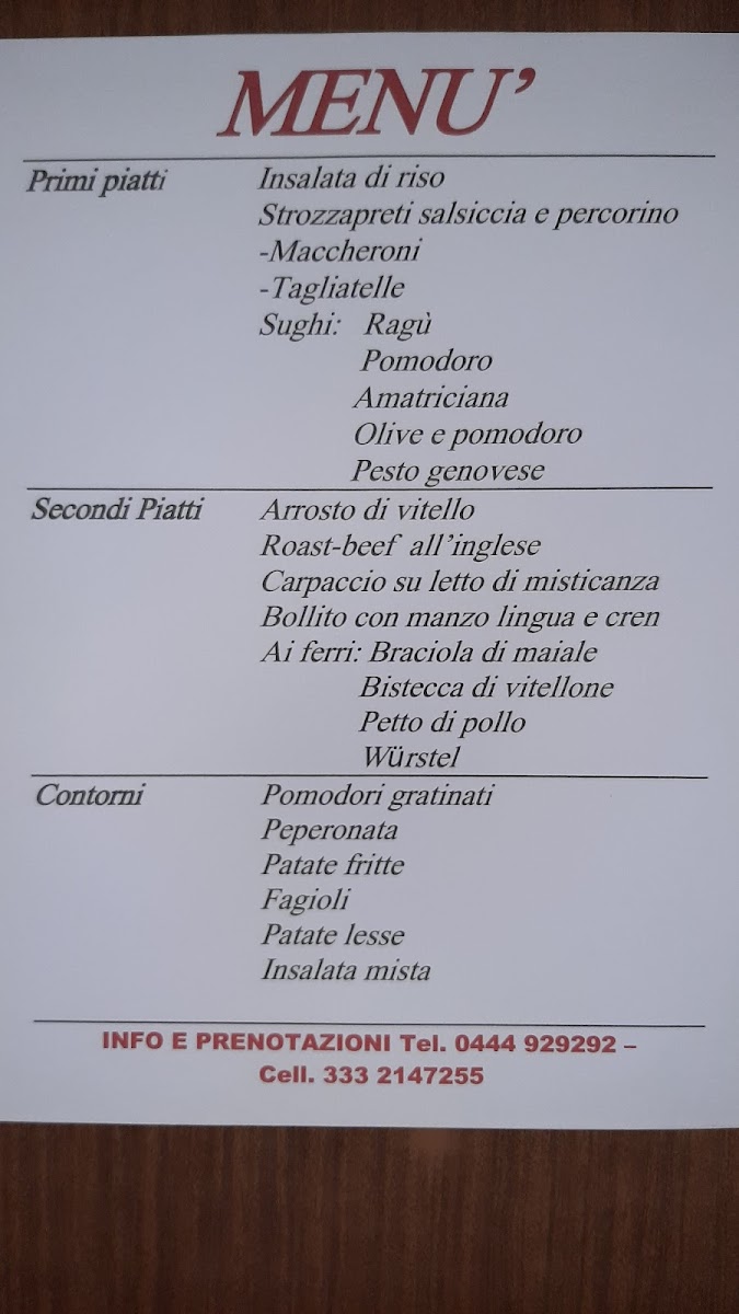 Trattoria Laghetto Photo Menu 4