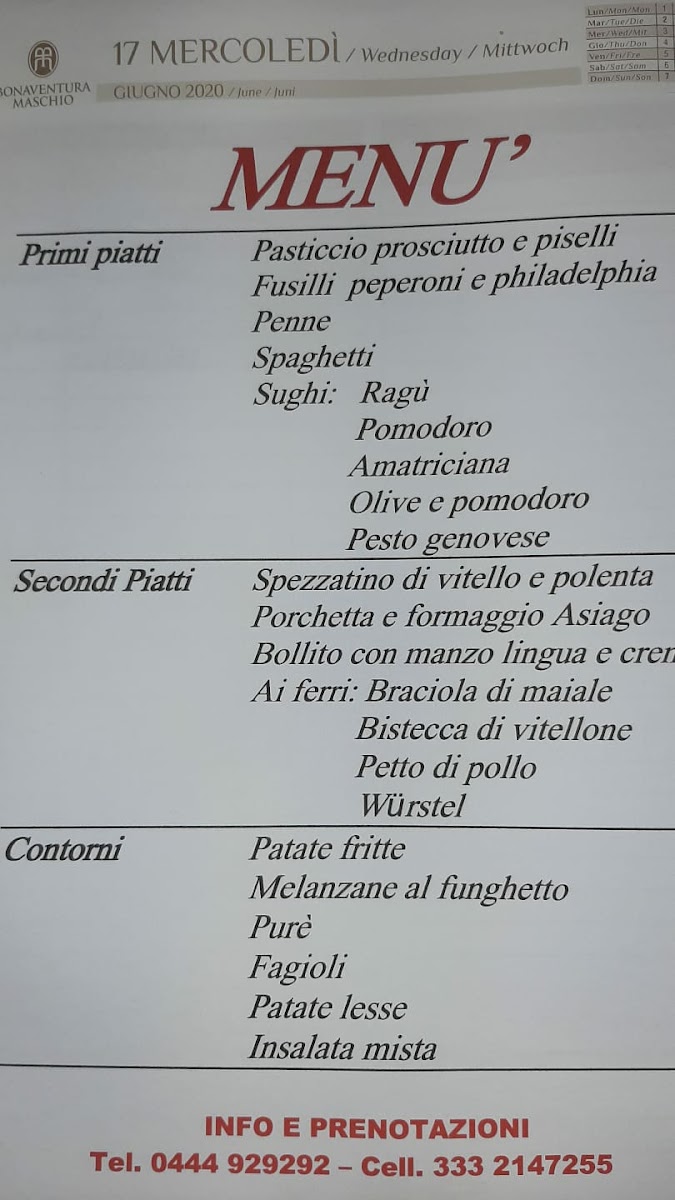 Trattoria Laghetto Photo Menu 7
