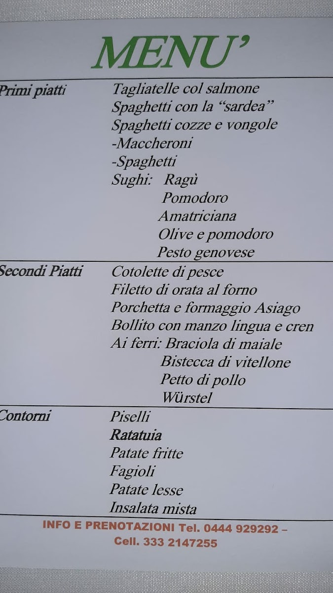 Trattoria Laghetto Photo Menu 8
