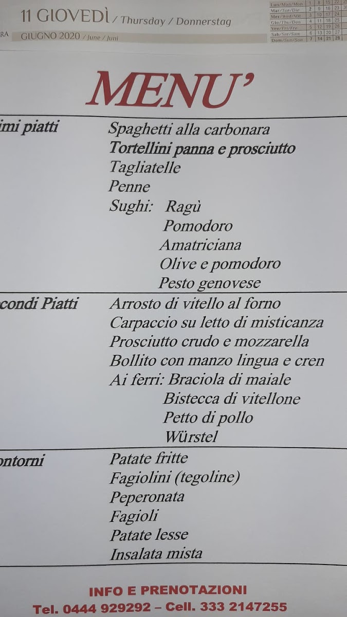 Trattoria Laghetto Photo Menu 9