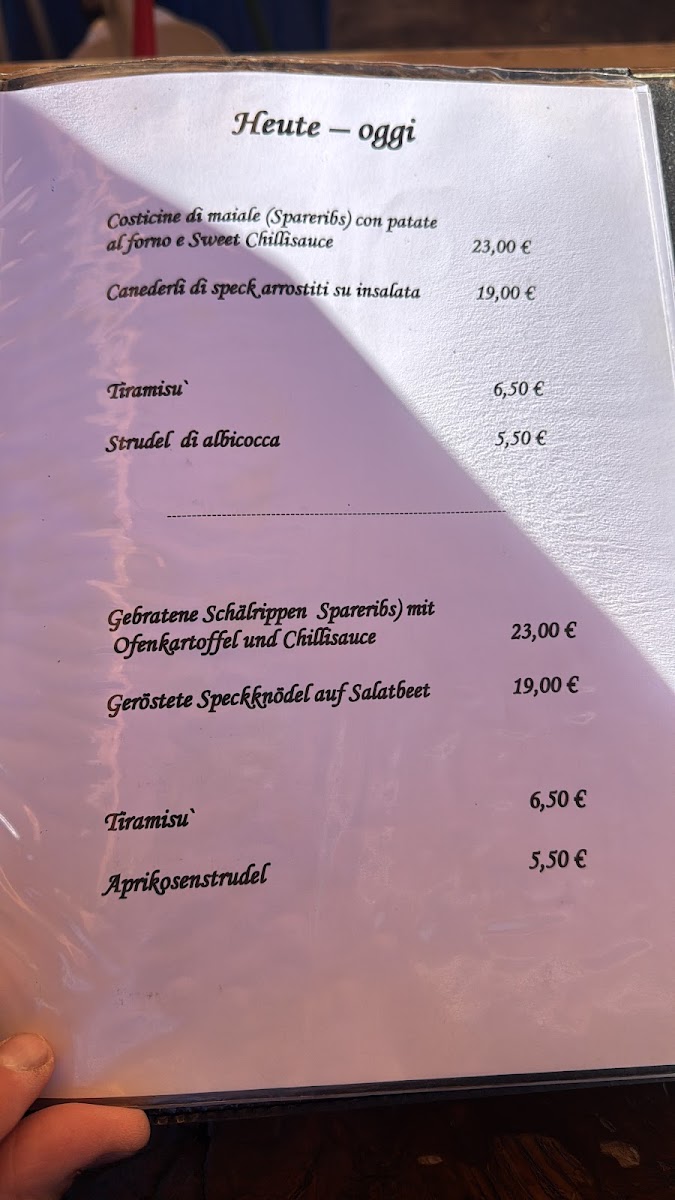 Baita del cacciatore Photo Menu 5