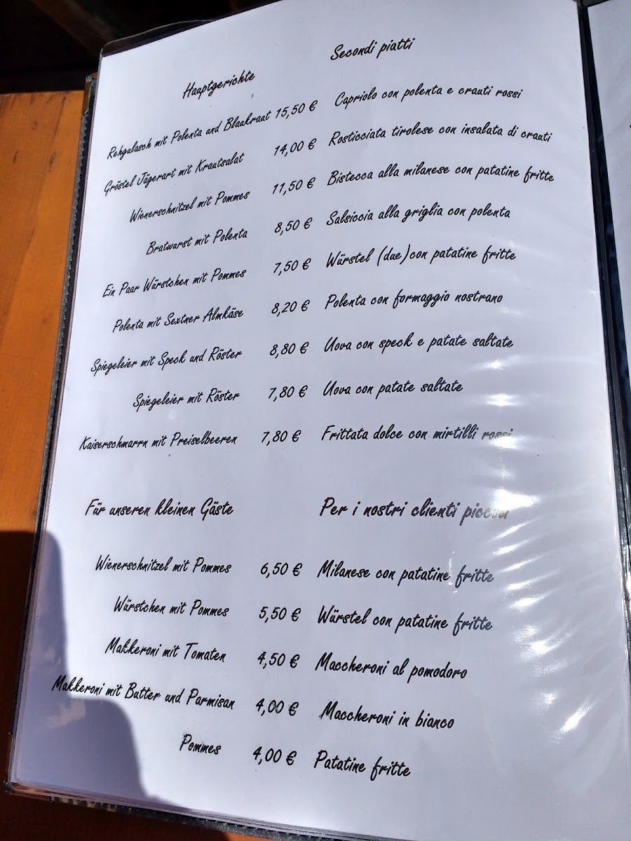 Baita del cacciatore Photo Menu 8