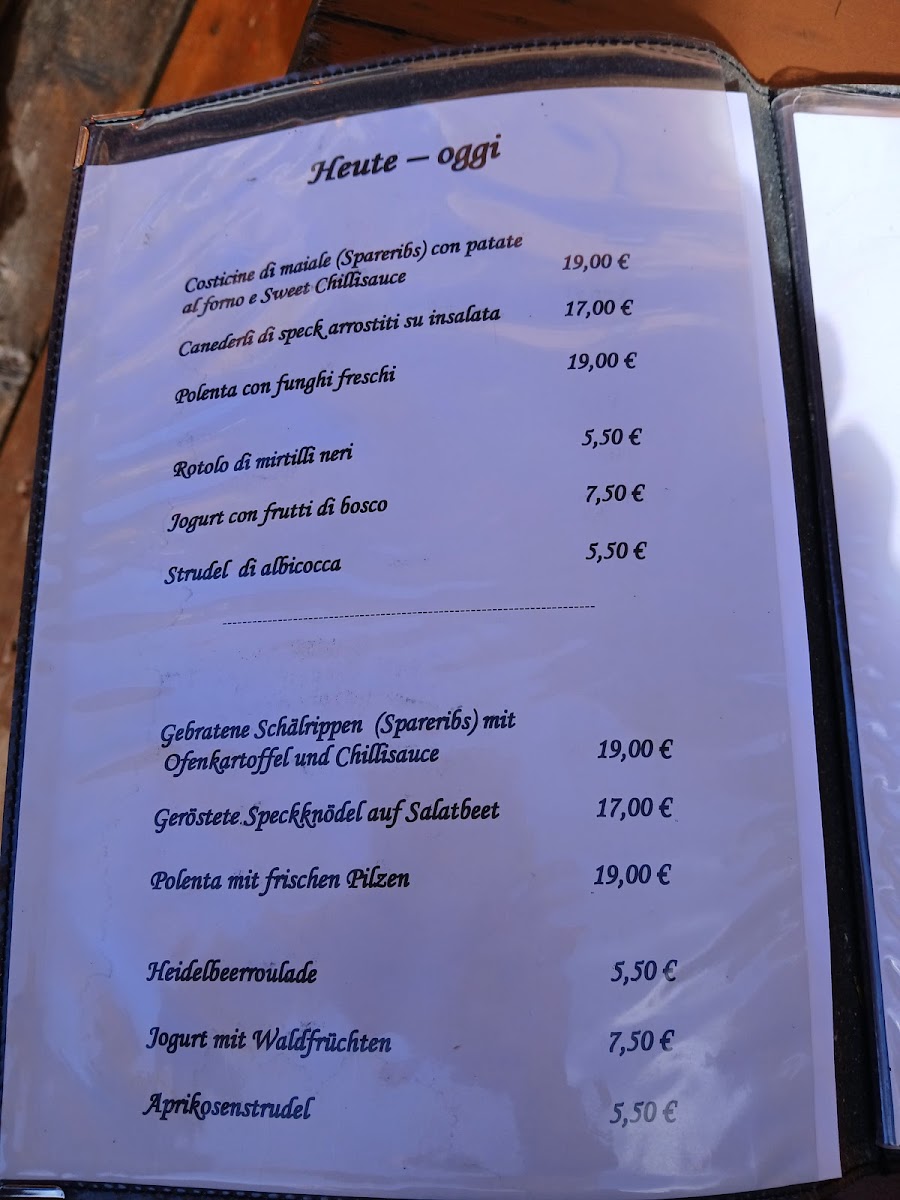 Baita del cacciatore Photo Menu 9