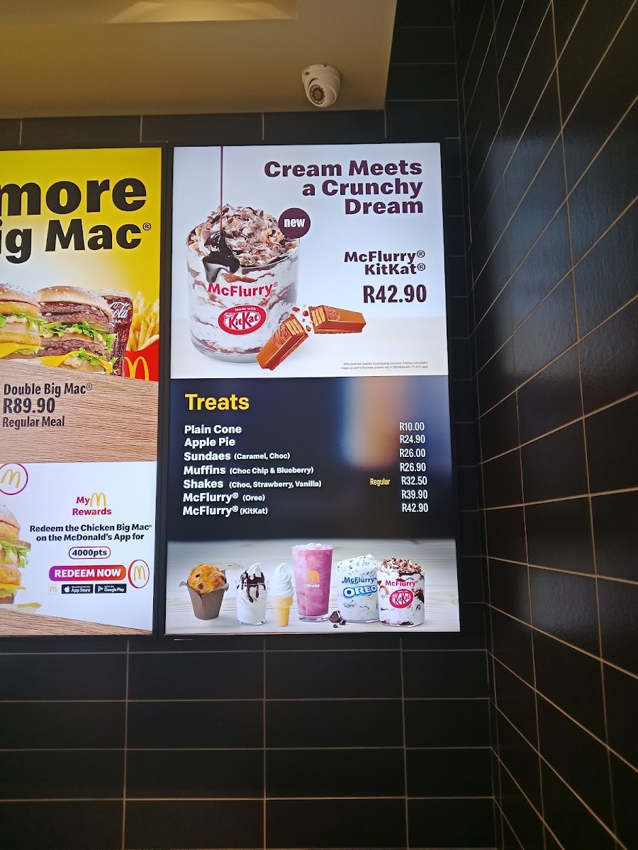 McDonald's Koeberg Road Drive-Thru Photo Menu 4