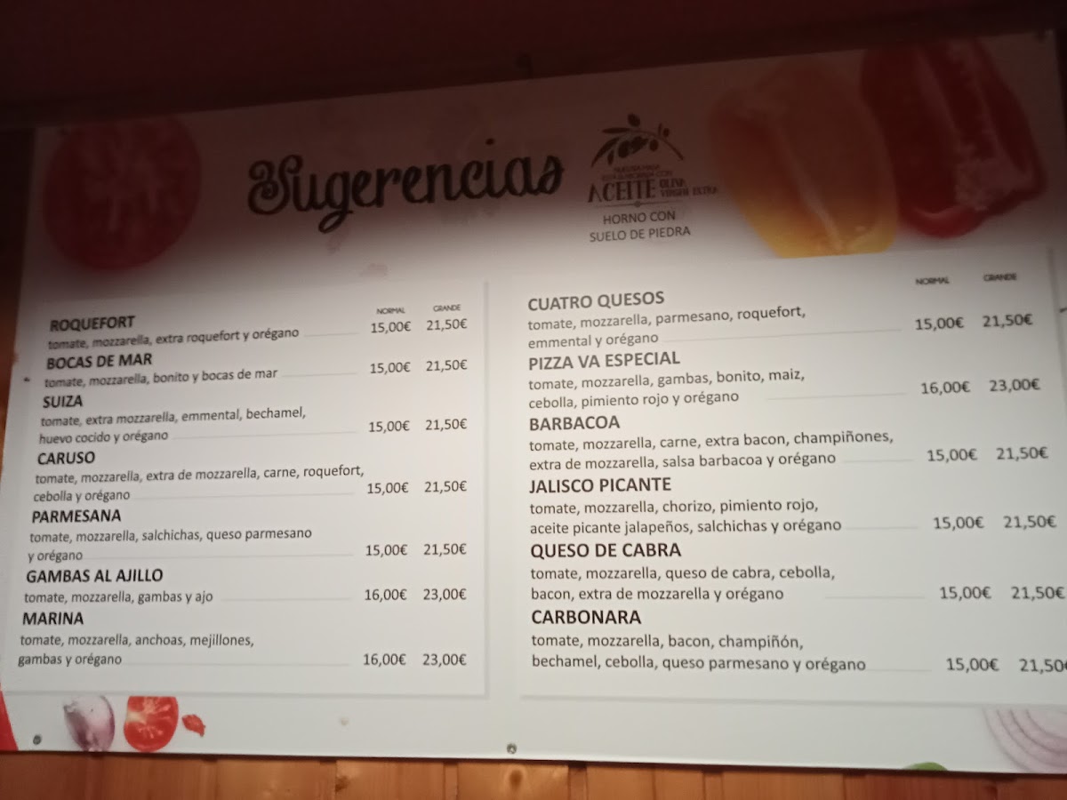 Restaurante Pizza Va Photo Menu 7