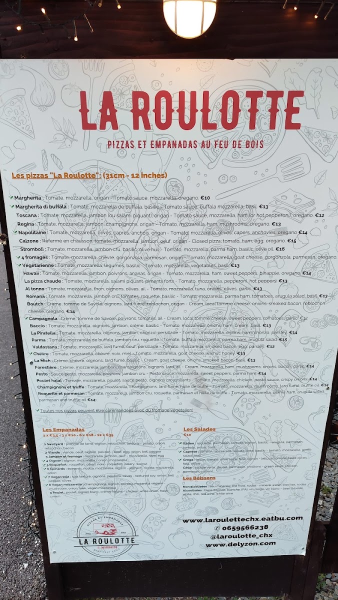La Roulotte Photo Menu 2