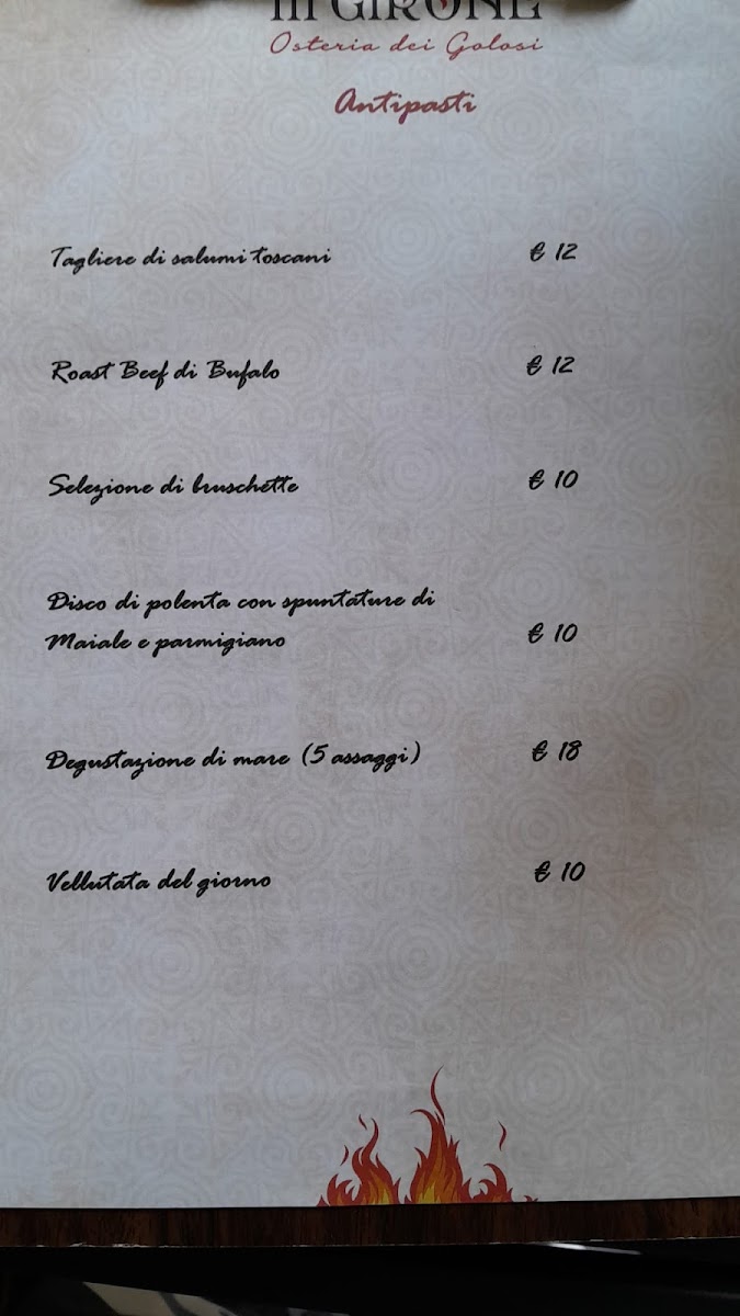 Osteria Terzo Girone Photo Menu 2