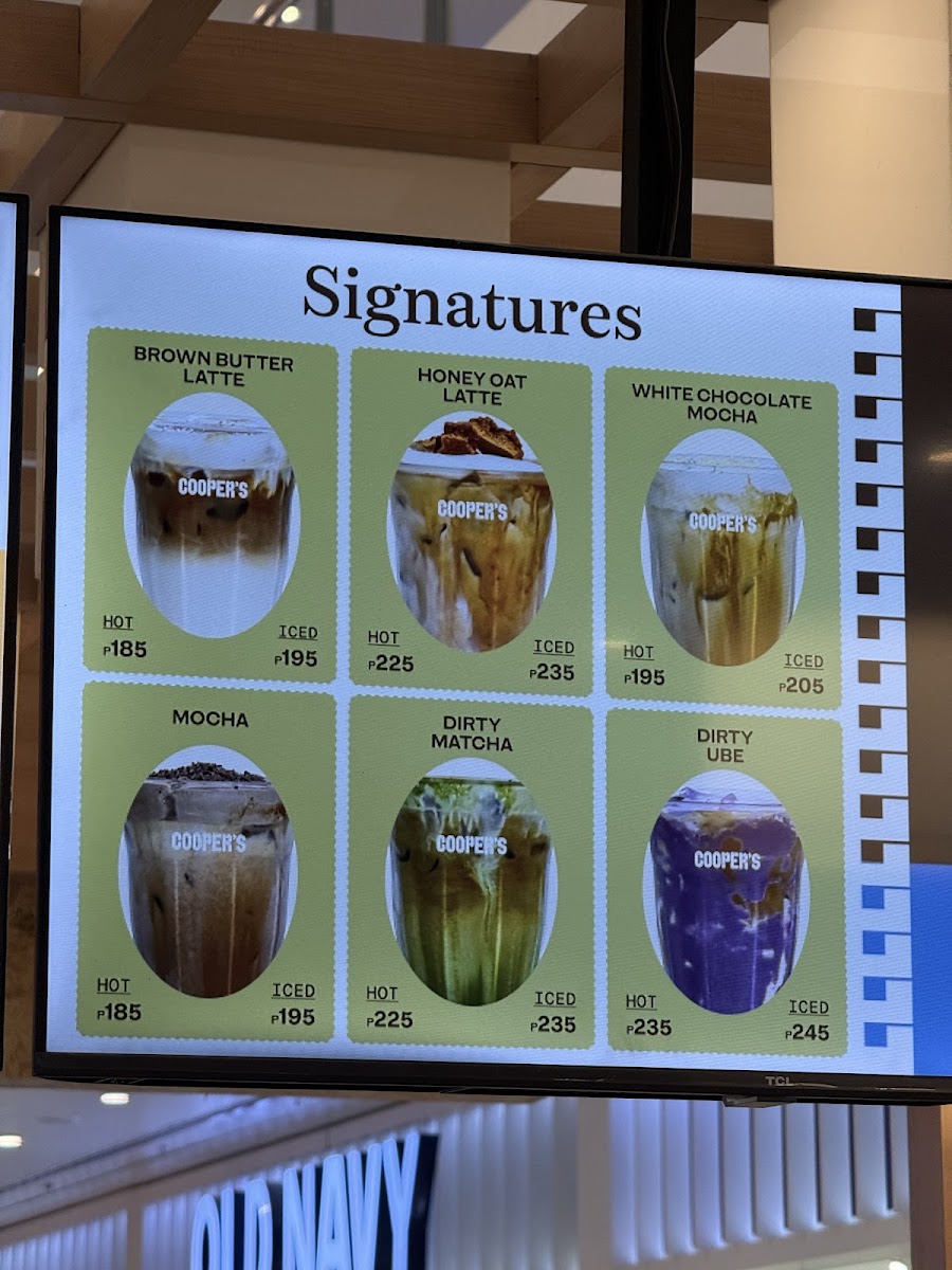 Cooper's Coffee Haus - OneAyala Photo Menu 10