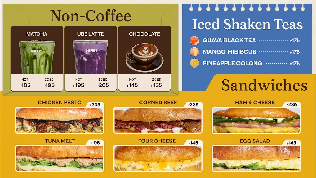 Cooper's Coffee Haus - OneAyala Photo Menu 2