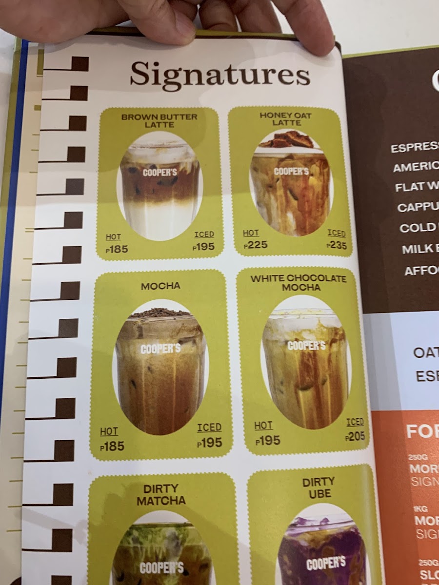 Cooper's Coffee Haus - OneAyala Photo Menu 6