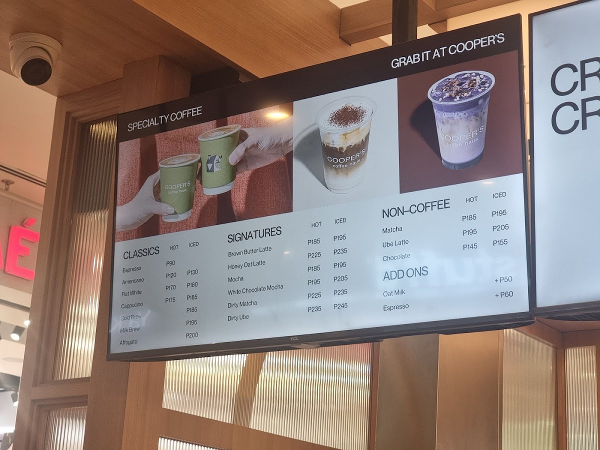 Cooper's Coffee Haus - OneAyala Photo Menu 9