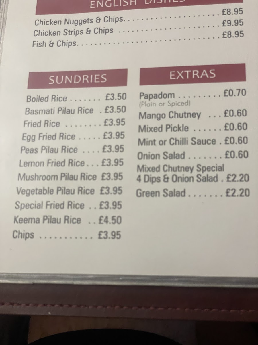 Shukurs Brasserie Photo Menu 5