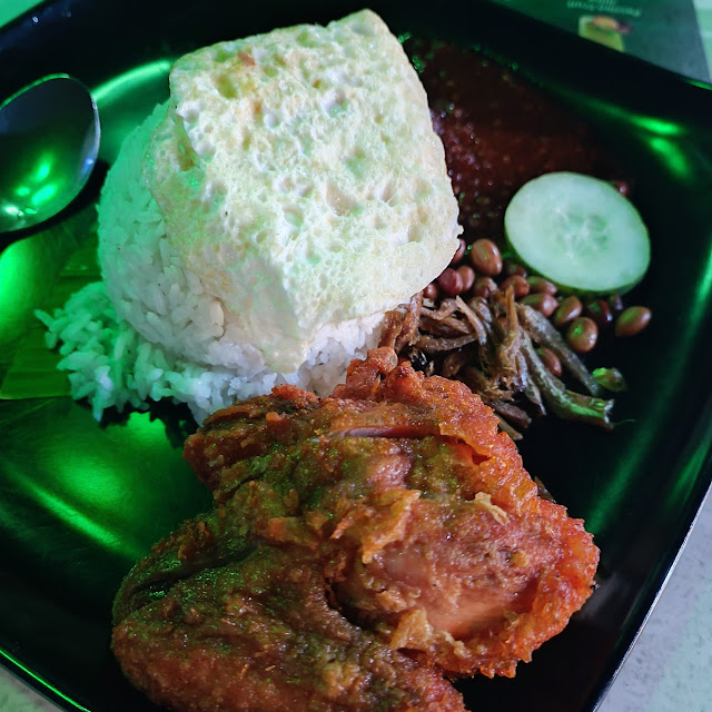 Nasi Lemak with Ayam Goreng 56