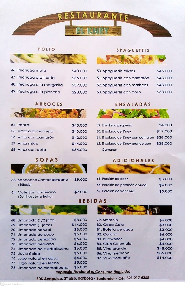 El kney Gourmet Express Photo Menu 1