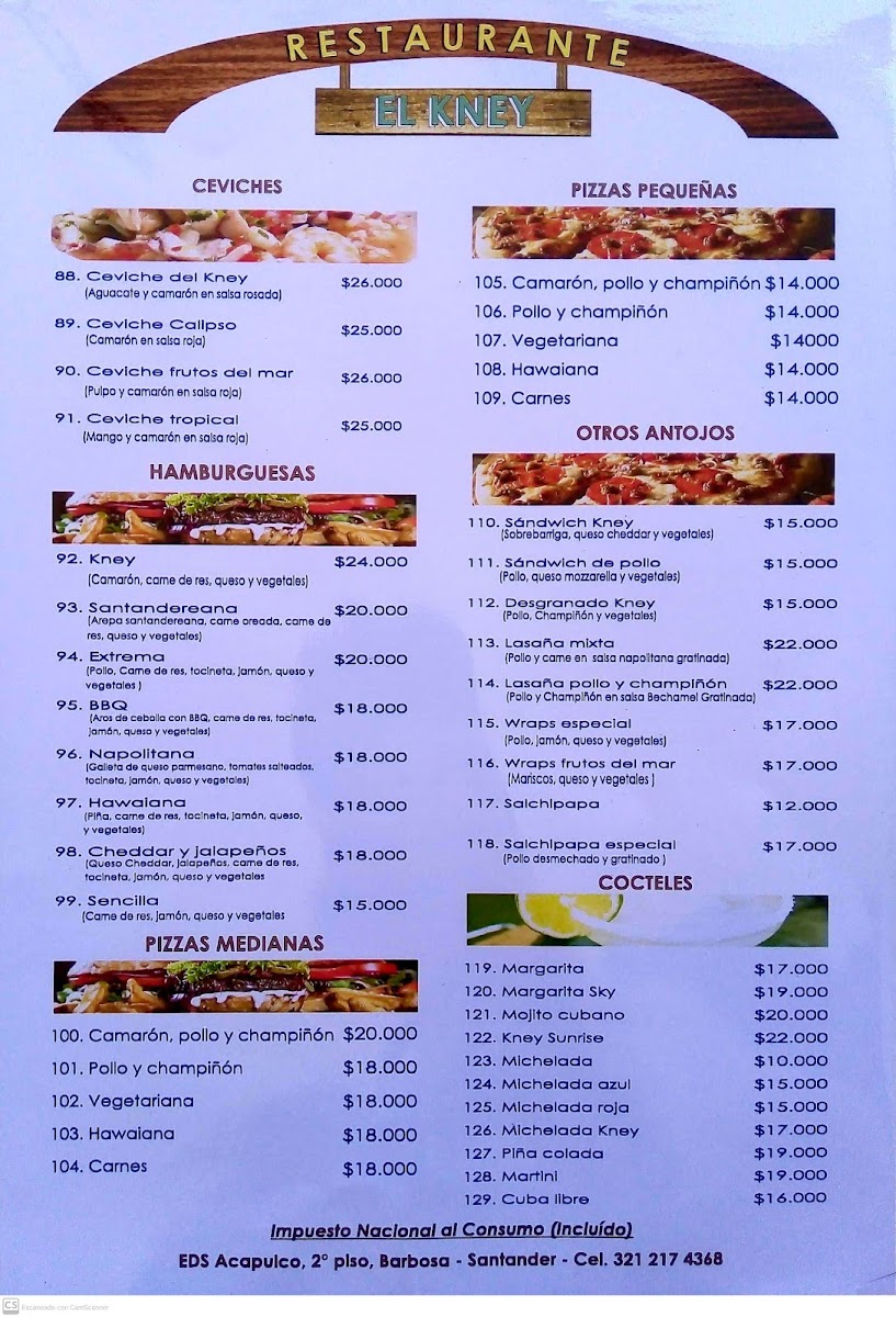 El kney Gourmet Express Photo Menu 2