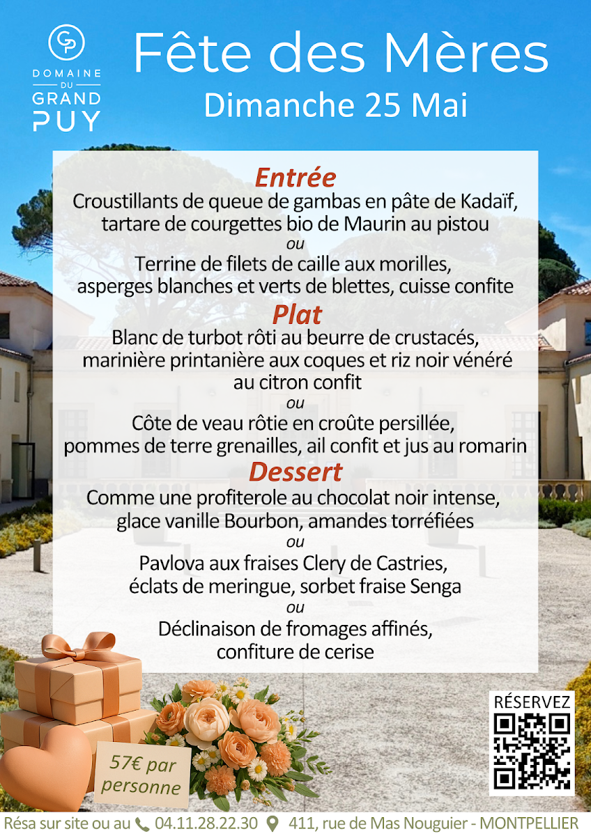 Le Domaine Du Grand Puy Photo Menu 1