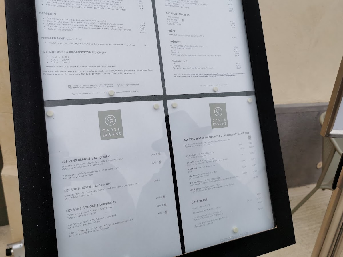 Le Domaine Du Grand Puy Photo Menu 7