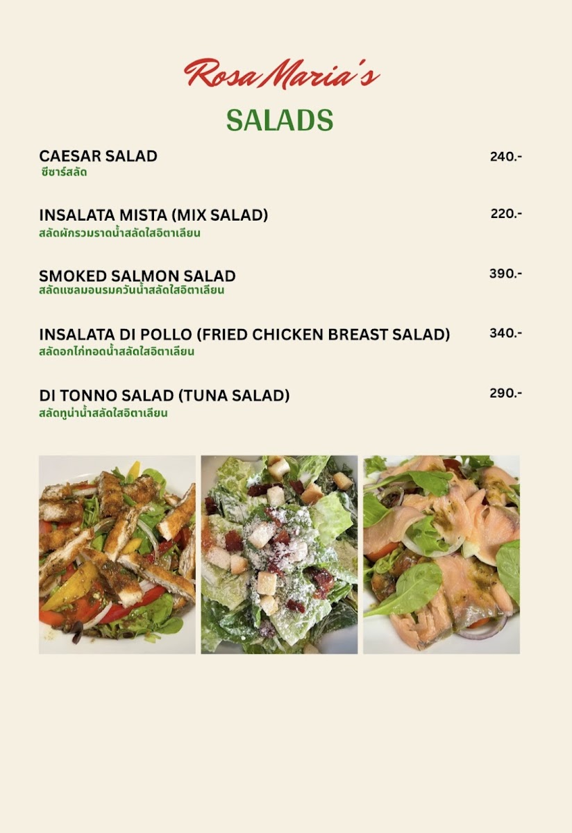 Rosa Maria’s Pizzeria & Ristorante Photo Menu 9