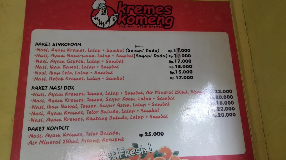 Ayam Kremes Komeng Photo Menu 4