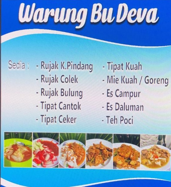 Warung Bu Deva ( Rujak & Tipat Cantok) Photo Menu 1