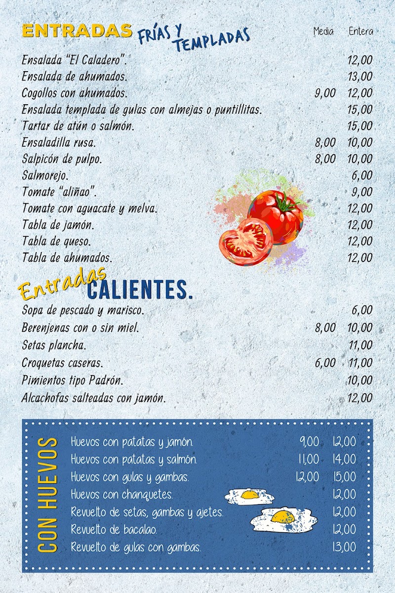 El Caladero Photo Menu 4