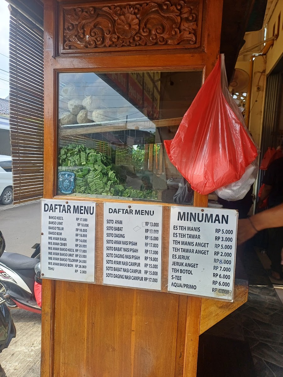 MIE AYAM & BAKSO SOLO MAS TRISNO Photo Menu 7