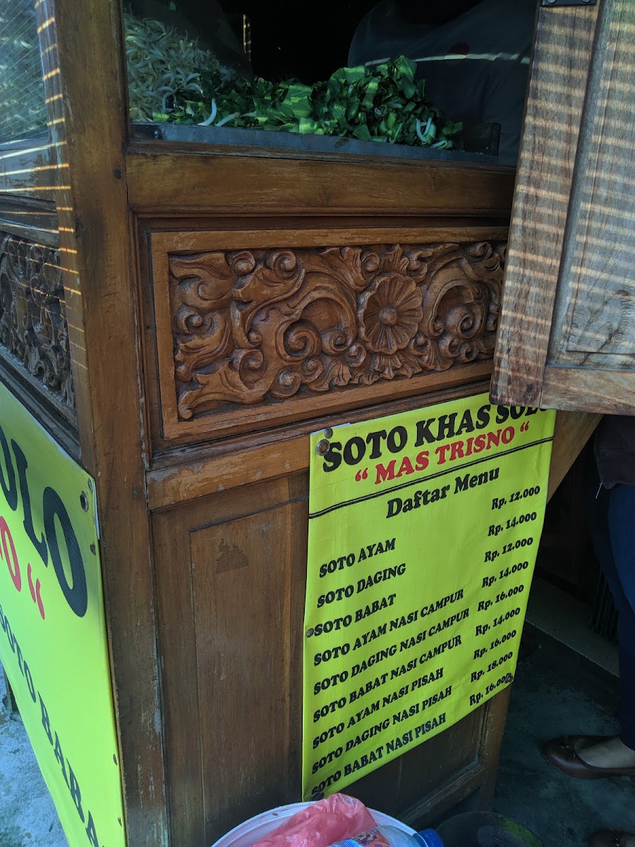MIE AYAM & BAKSO SOLO MAS TRISNO Photo Menu 9