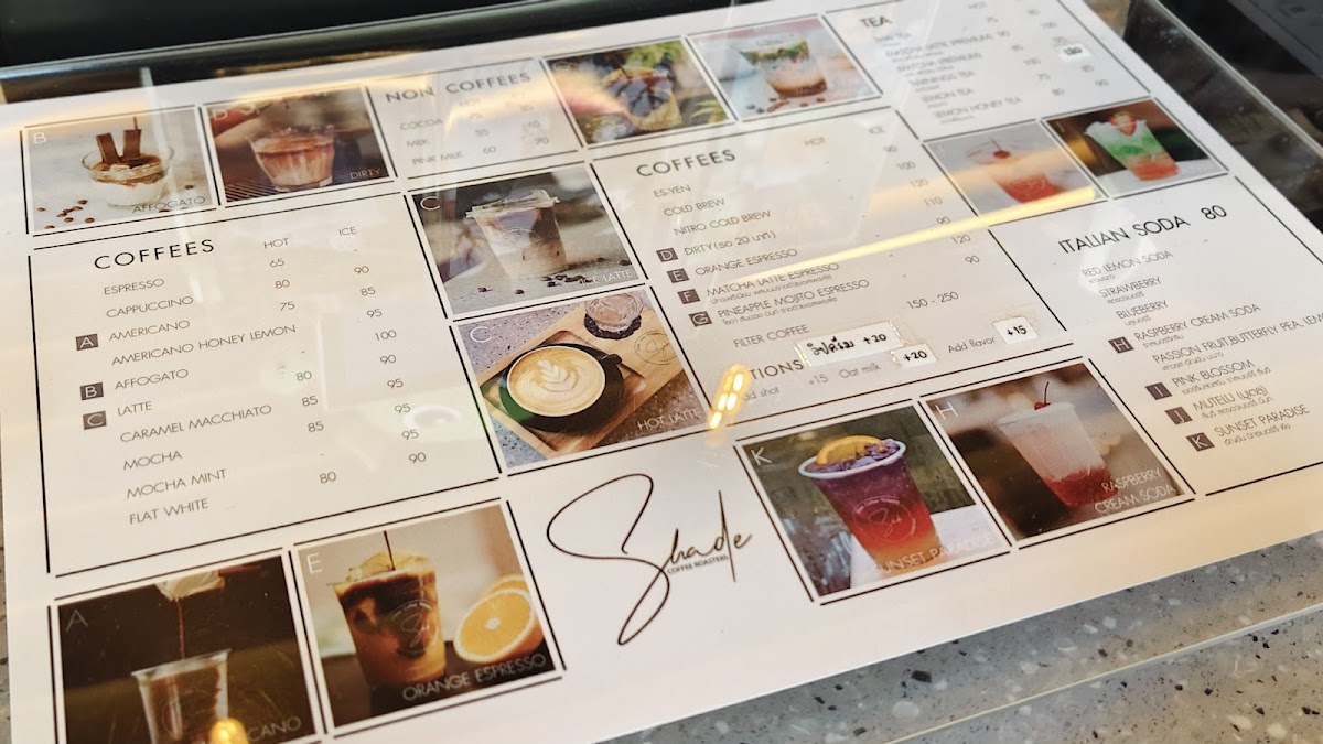 Shade coffee roasters Photo Menu 5